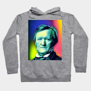 Richard Wagner Colourful Portrait | Richard Wagner Artwork 5 Hoodie